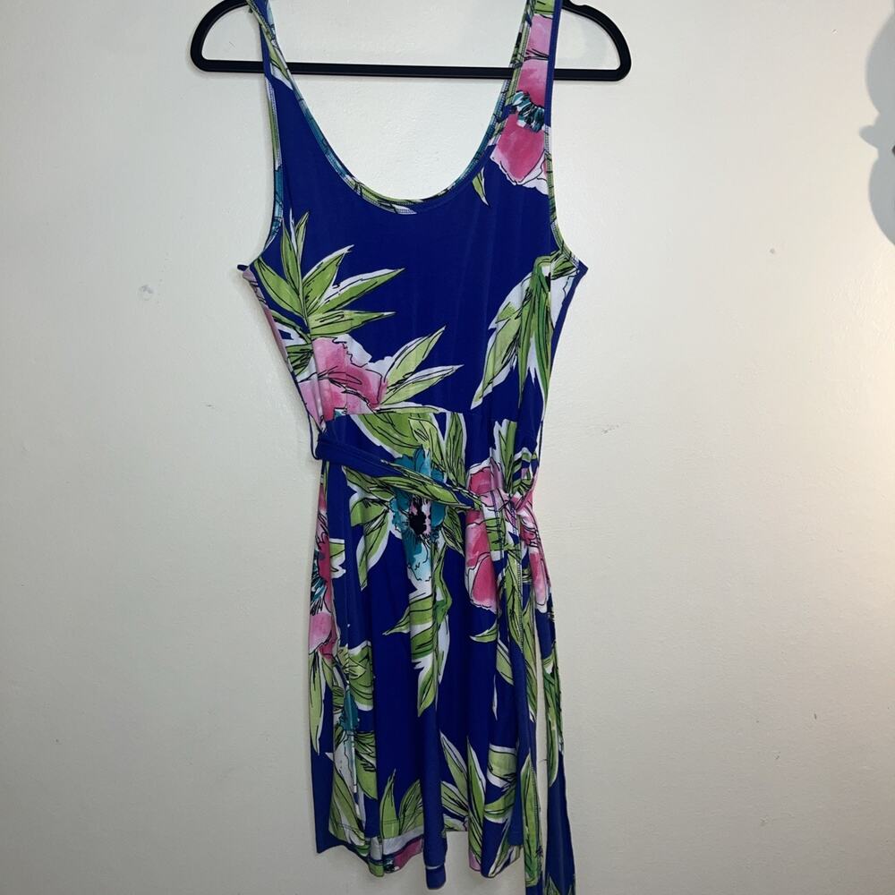 AEROPOSTALE WOMEN’S DRESS SIZE XL FLORAL PRINT TIE AT WAIST